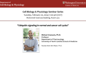 Seminar Series: Michael Emanuele, PhD